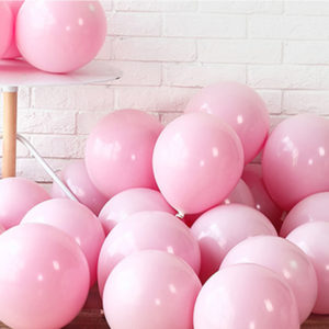 深粉色馬卡龍氣球