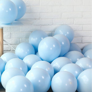 藍色馬卡龍氣球